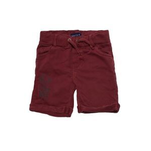 Souris Mini Cowboy Pull On Shorts Burgundy
